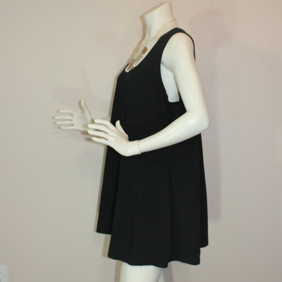 Kaliyana Long Tank in Black 100% cotton Women   size 3 /X/XL - Picture 4 of 7